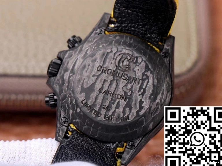 Cosmos Color Carbon Chronograph Rolex Edition Fiber Daytona Dial Skull 0918